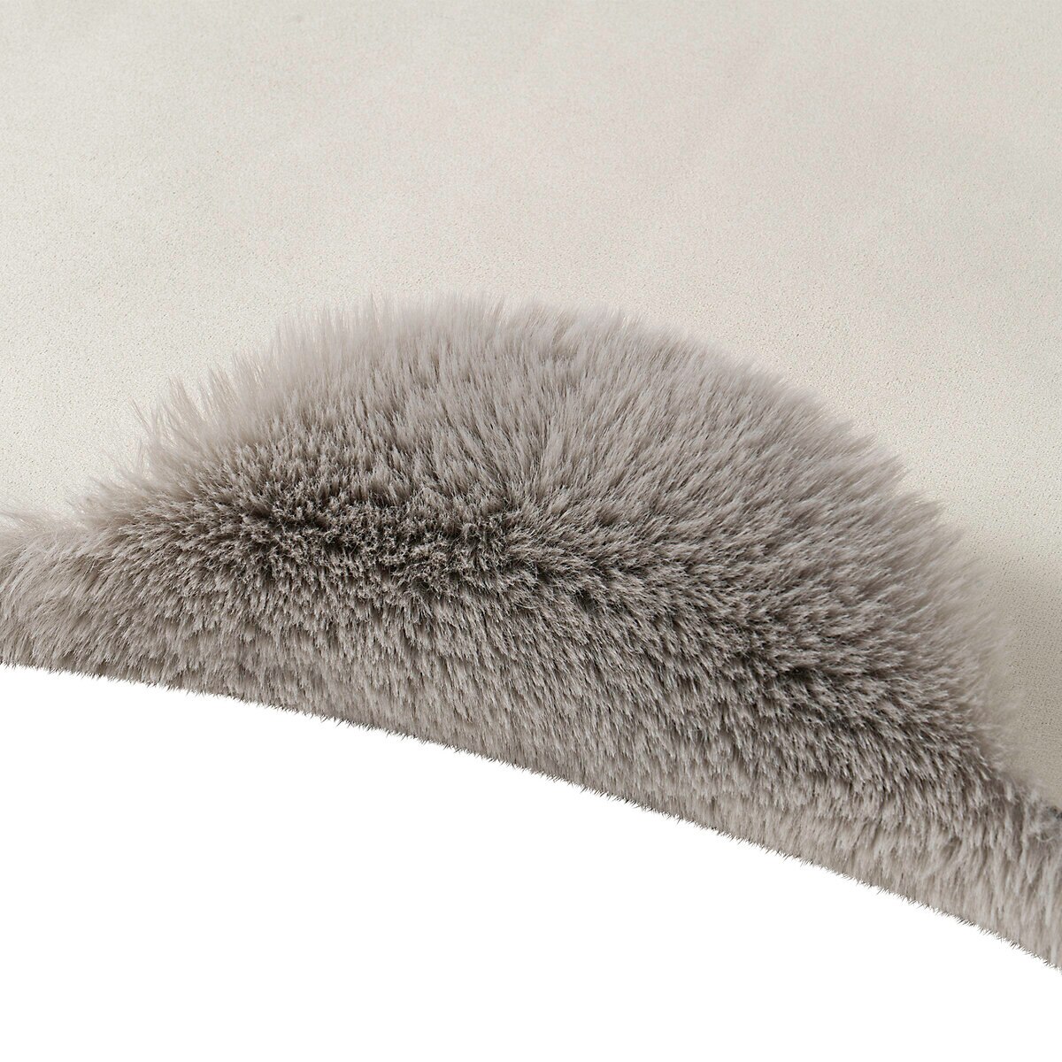 Mon Chateau フェイクファーラグ 60 x 99cm グレーソリッド