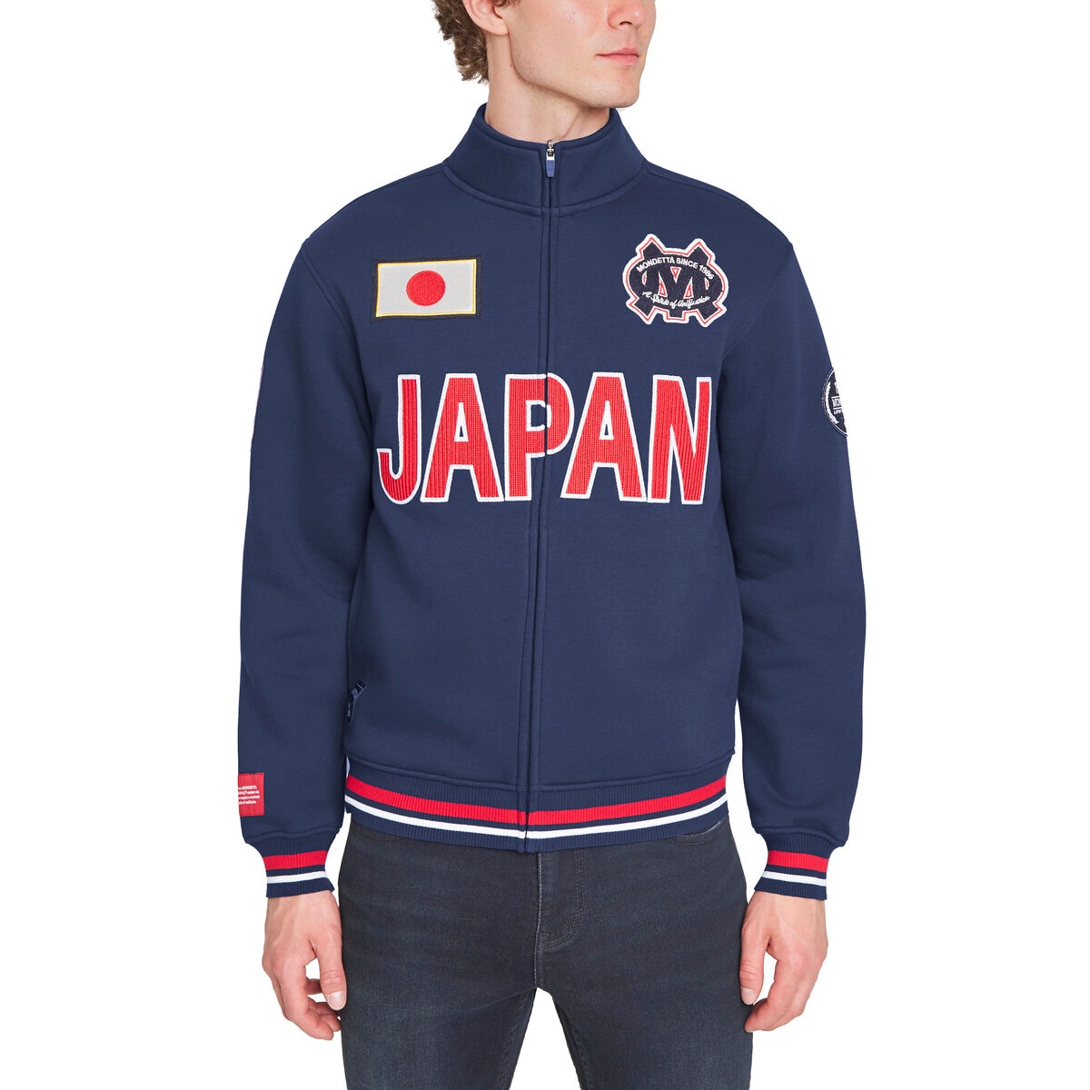 モンデッタ メンズ ピッチ ワールド ジャケット ネイビー L