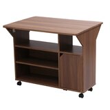 アイリスオーヤマ 扉付きキッチンワゴン 奥行37～64.4cm TKW-90