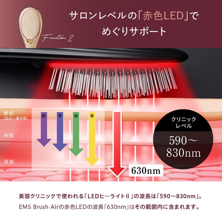ウェーブウェーブ ヘアブラシ EMS Brush Air wh41-01 ゴールド ウェーブウェーブ ヘアブラシ EMS Brush Air wh41-01 ゴールド