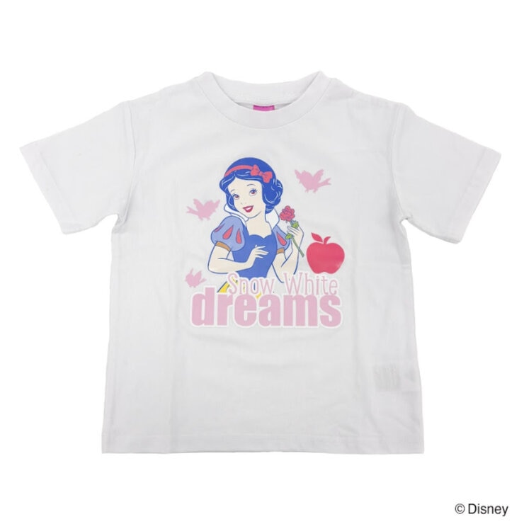 キャラクター キッズ Tシャツ アンド ショーツ 2枚セット / 白雪姫 90cm キャラクター キッズ Tシャツ アンド ショーツ 2枚セット / 白雪姫 90cm
