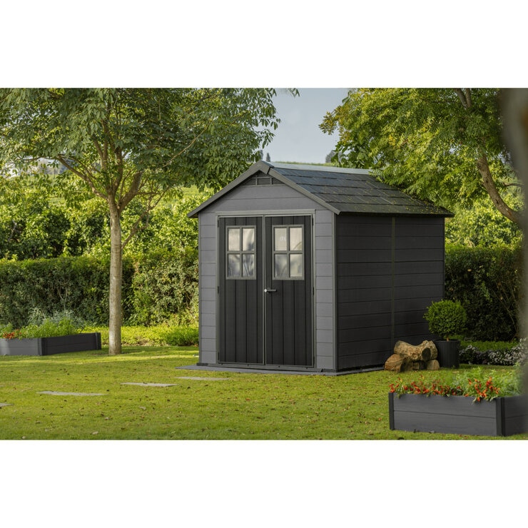 ケター ニュートン 7.5 x 9フィート (2.3 x 2.7m) 屋外物置 ケター ニュートン 7.5 x 9フィート (2.3 x 2.7m) 屋外物置