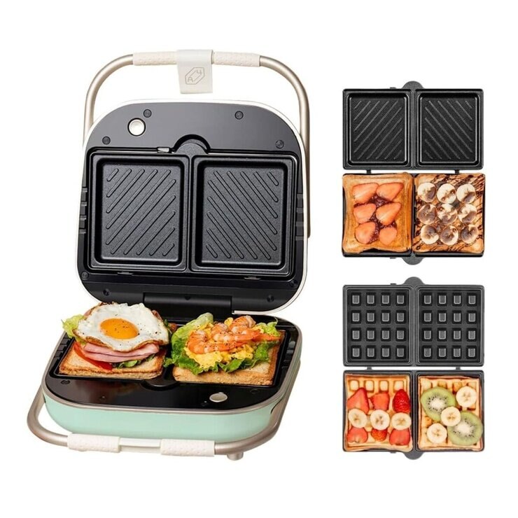 SOLEMOOD マルチサンドメーカー HY-6602 エメラルド