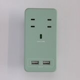 Fargo（ファーゴ）SATI COLOR(サティカラー) AC4個口 4.2A USB 全14色 CT221 ライトグリーン