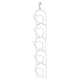 ７Lifeキャップラック ハート形 5個入セット ライトグレー