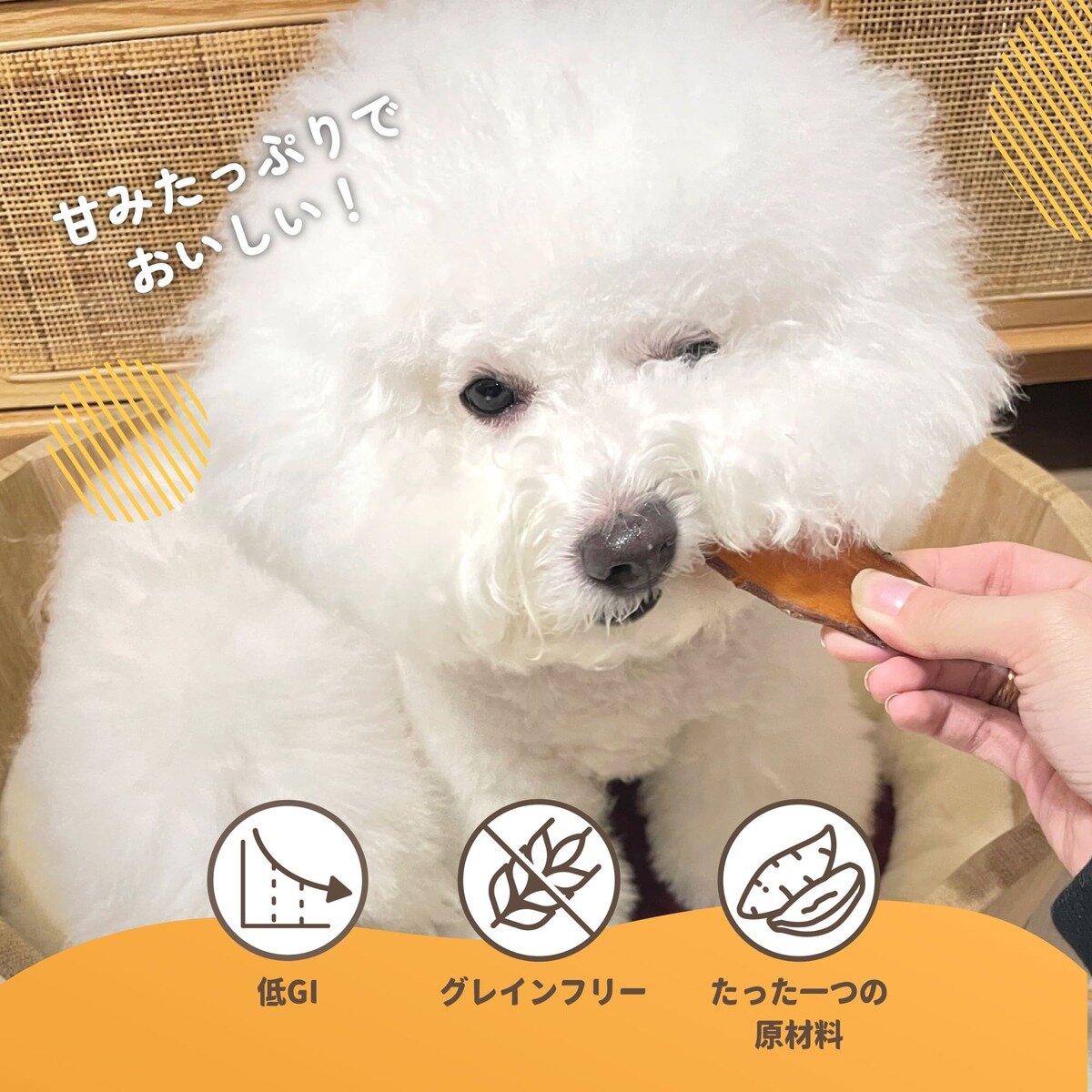 iPaw (アイポー) The スイートポテト 無添加犬用おやつ 100g x 3袋