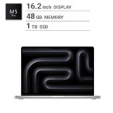 Apple/MacBook Pro 16インチ/18コアCPU/ 20コアGPU/M5 Proチップ /48GB/1TB SSD-シルバー Apple/MacBook Pro 16インチ/18コアCPU/ 20コアGPU/M5 Proチップ /48GB/1TB SSD-シルバー