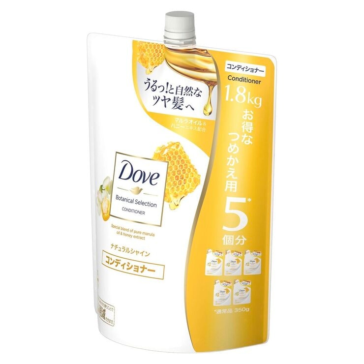 Dove (ダヴ) ボタニカルセレクション ナチュラルシャイン コンディショナー 1.8kg Dove (ダヴ) ボタニカルセレクション ナチュラルシャイン コンディショナー 1.8kg