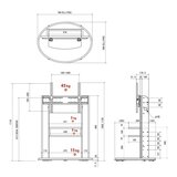 朝日木材加工 テレビスタンド WS-H800