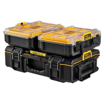 DeWalt(デウォルト) タフシステム オーガナイザーｘ２&Ｓサイズボックスセット