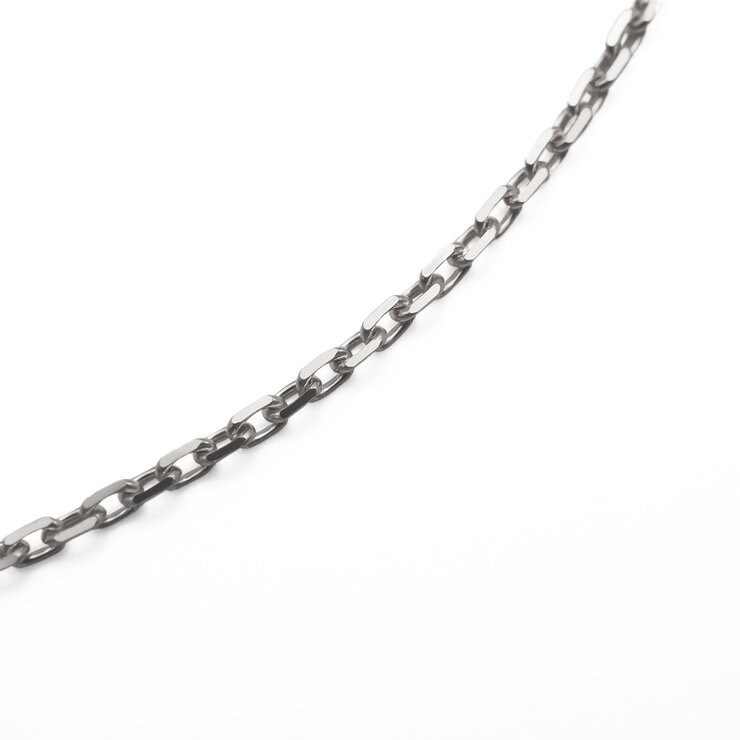 プラチナ チェーンカットアズキネックレス 45cm 幅 1.2mm 約3.5g プラチナ チェーンカットアズキネックレス 45cm 幅 1.2mm 約3.5g