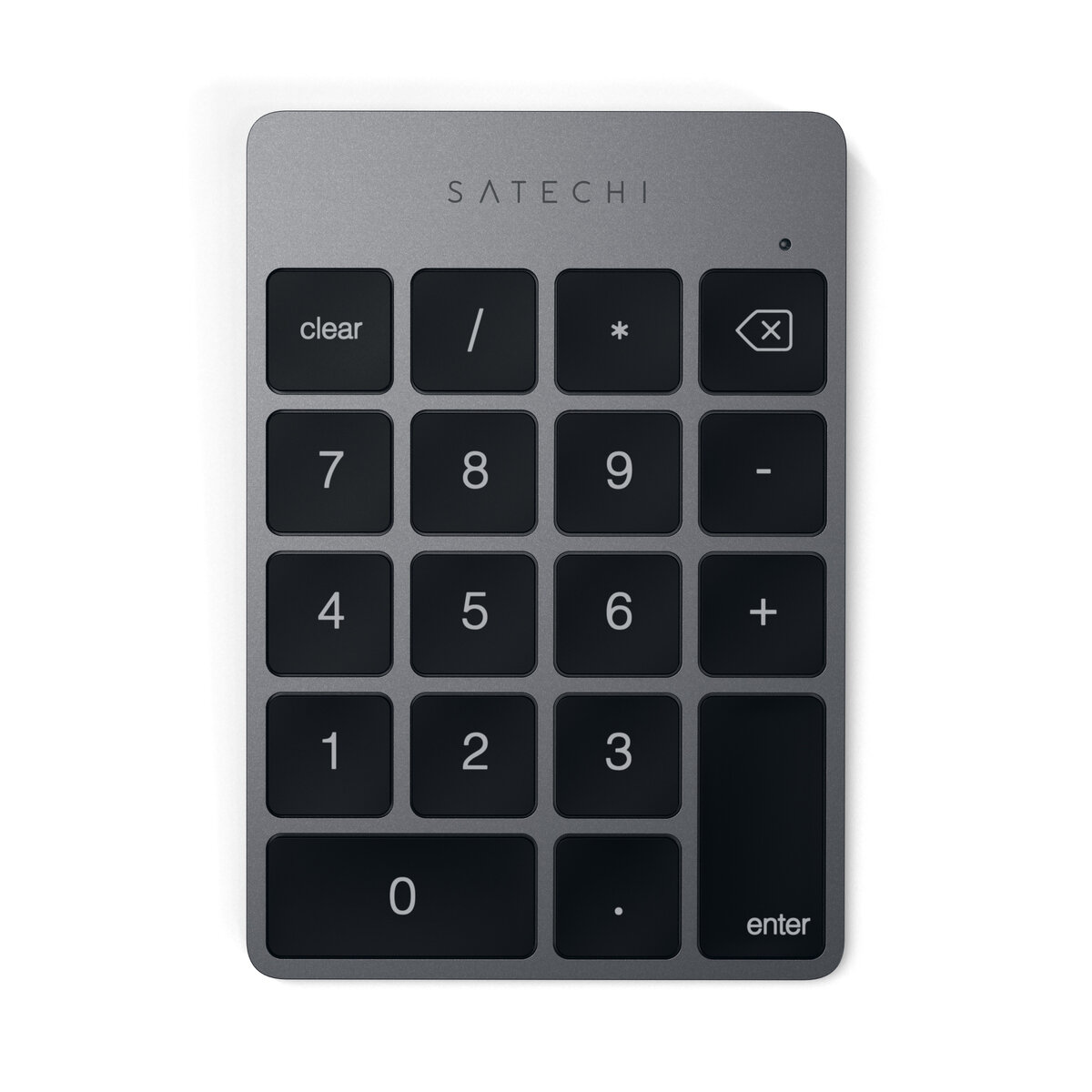 Satechi アルミニウム スリム充電式Bluetoothキーパッド スペースグレー
