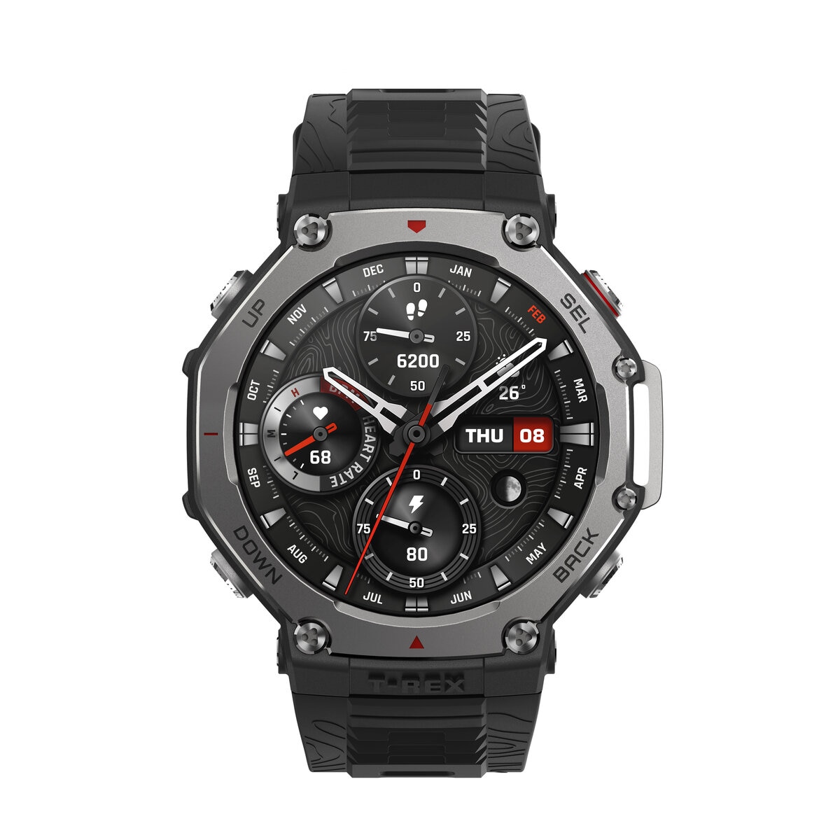 Amazfit T-REX 3 オニキスBK アウトドア用GPSスマートウォッチ