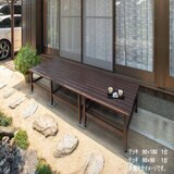 タカショー 美ウッドデッキ 90X180cm BEW-D918BRW ブラウンウッド