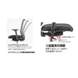 ドーファン トゥーシンクチェア 肘付き ブラック