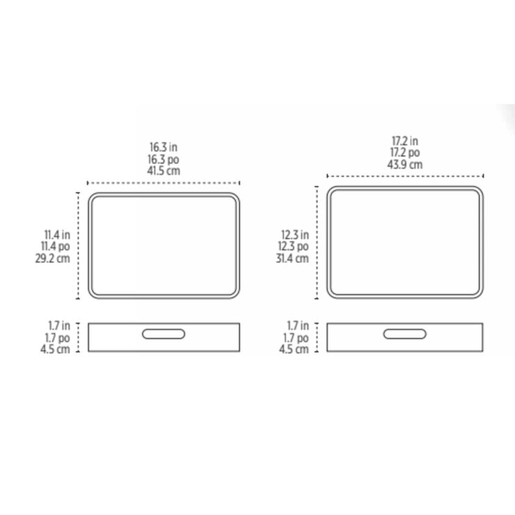 OMT アカシアウッドトレー 2個セット OMT アカシアウッドトレー 2個セット
