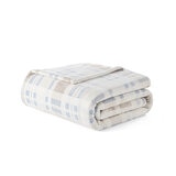 大判ひざ掛け 152cm x 177cm ラナ プレイド アイボリー