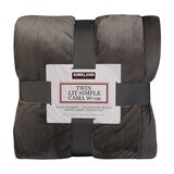 カークランドシグネチャー ブランケット シングル グレーフランネル