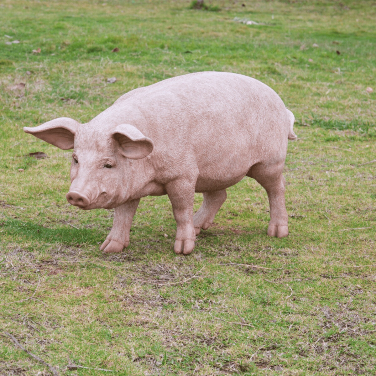 ウービア ピンク豚の置物 特大 H12067 ウービア ピンク豚の置物 特大 H12067