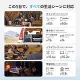 EcoFlow(エコフロー) ポータブル電源 リバー2 プロ ZMR620-B-JP 容量768Wh