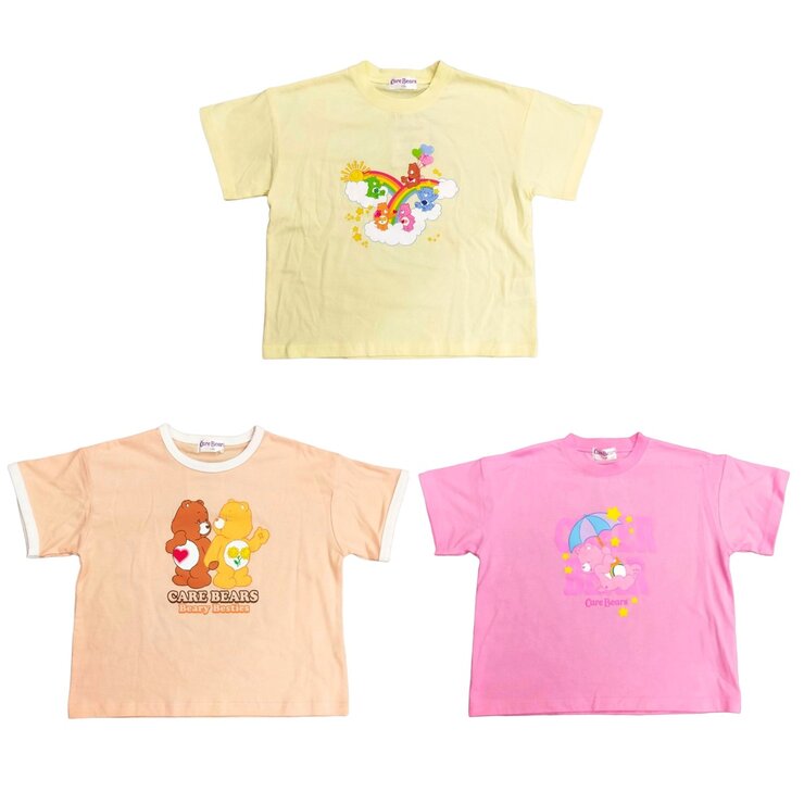 ケアベア キッズ 半袖 Tシャツ 3枚組