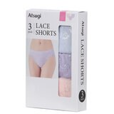 アツギ レースショーツ 3枚組 アソート1 M