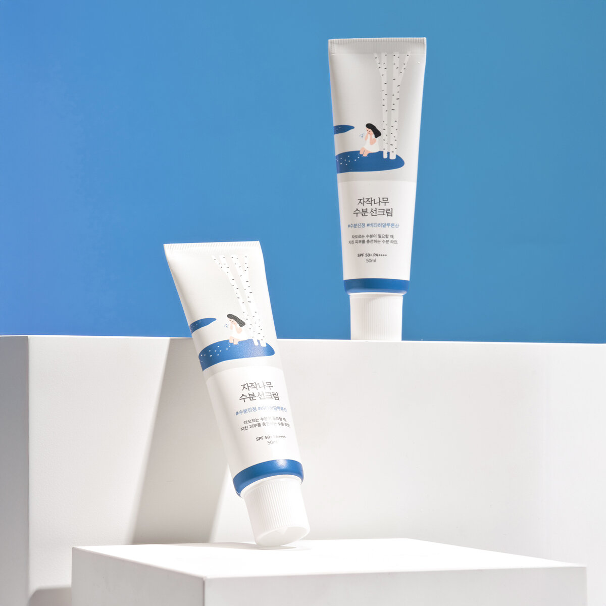ラウンドラボ シラカバ 水分日焼け止め 50ml x 2 SPF50+PA++++ ラウンドラボ シラカバ 水分日焼け止め 50ml x 2 SPF50+PA++++
