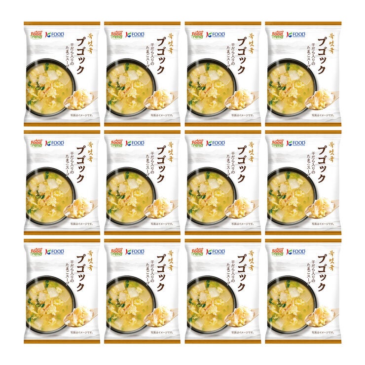 フードトレンド プゴック フリーズドライスープ 10g x 12袋