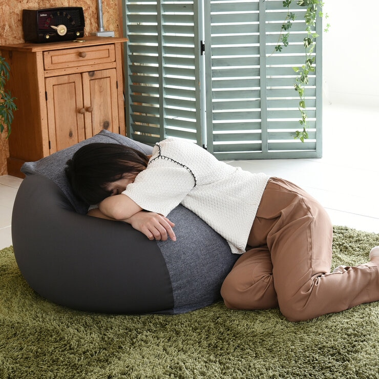 【取引決定】ビーズソファ グレー 山善 YAMAZEN くつろぎビーズソファ グレー | Costco Japan