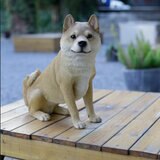 ウービア お座り柴犬の置物 （大） H14197