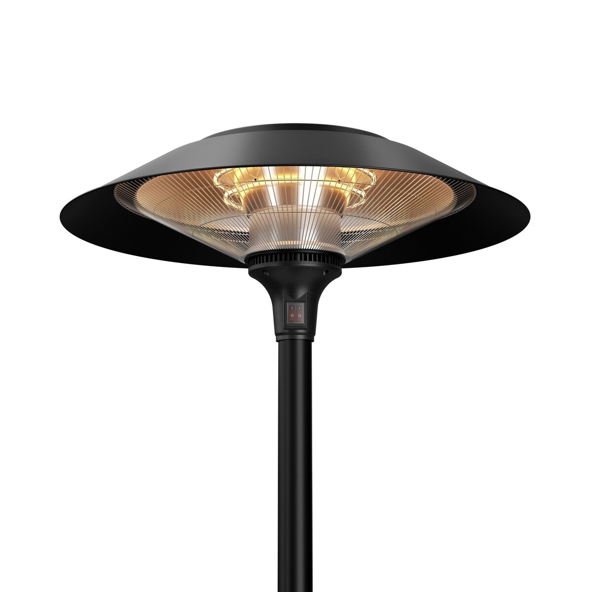 クレスター 屋外用フェニックスヒーター スタンド付き ブラック