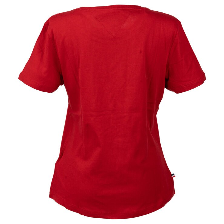 トミー ジーンズ ソフト ジャージ Tシャツ サンバ レッド S トミー ジーンズ ソフト ジャージ Tシャツ サンバ レッド S
