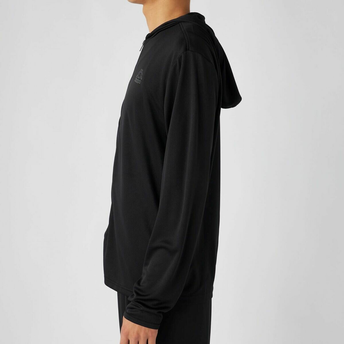 カッパ メンズ アクティブ パーカー / ブラック / LL