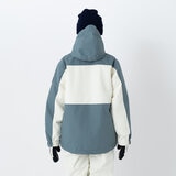 オーシャンパシフィック レディース スノージャケット クリーム / ダークグレー S オーシャンパシフィック レディース スノージャケット クリーム / ダークグレー S