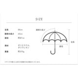 assa 雨傘長傘 CAL60 お菓子 透明 ブルー / グラデーションゼリー RL842