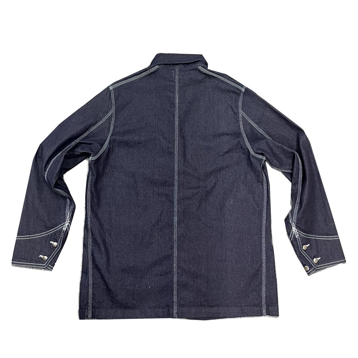 ヘインズ ストレッチデニムカバーオール / ネイビー / LL