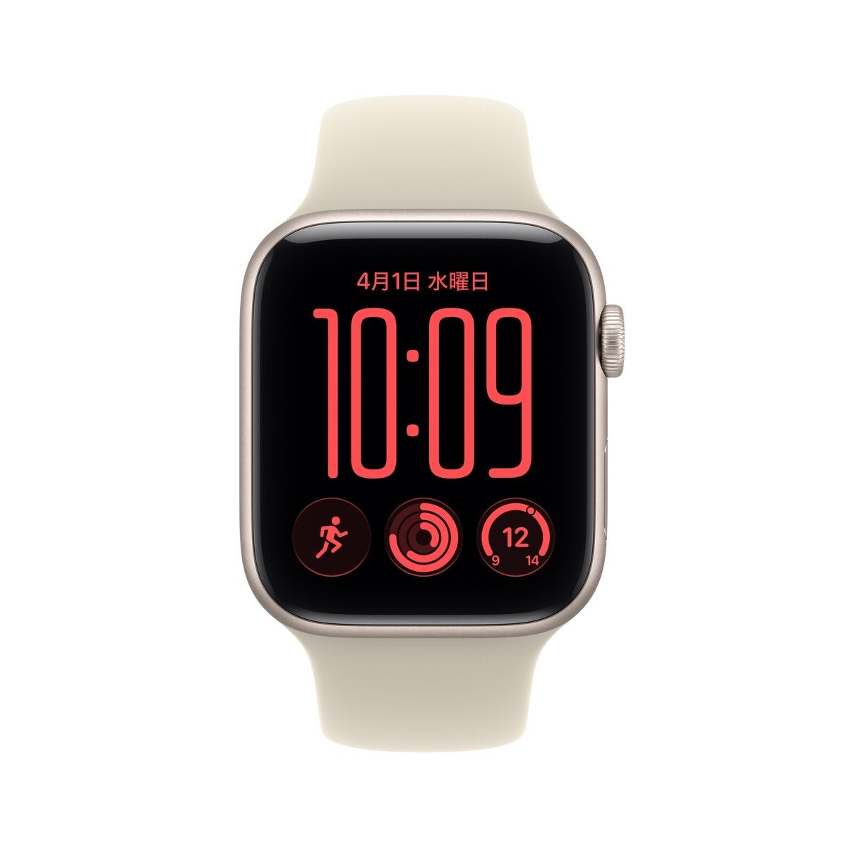 Apple Watch SE3 GPS 44mm スターライトアルミニウムケースとサンドスポーツバンド - M/L Apple Watch SE3 GPS 44mm スターライトアルミニウムケースとサンドスポーツバンド - M/L