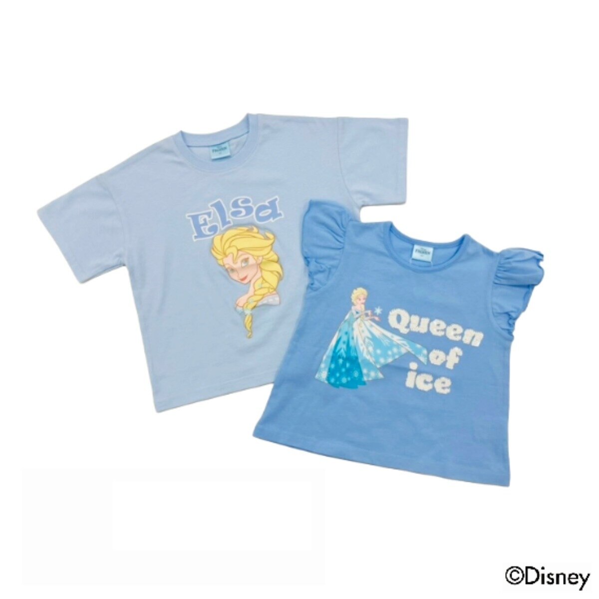ディズニー キッズ 半袖 Tシャツ 2枚セット エルサ 110