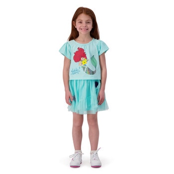ディズニー チュチュスカート付きドレス ２ピースセット