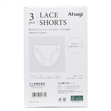 アツギ レースショーツ 3枚組 アソート2 XL