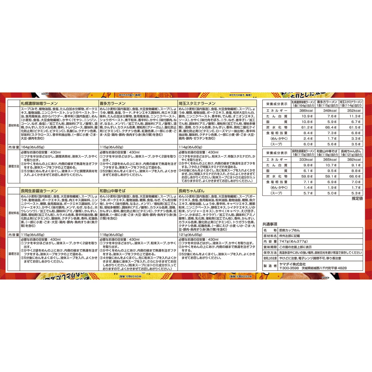 ニュータッチ凄麺アソート 限定セット 6食入