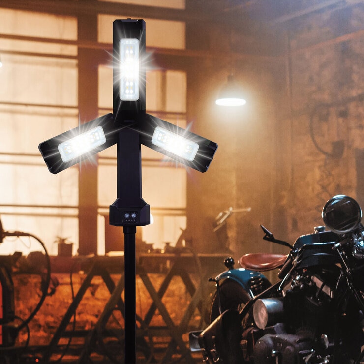 三つ葉型LEDライト RX-N53 充電式スタンド付