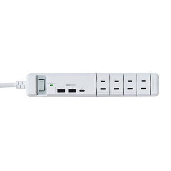 FARGO TAP KING USB 3.4A TYPE-C 回転タップ 延長コード 8個口 TYPE A x 2 TYPE C x 1