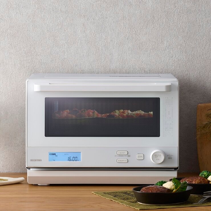 アイリスオーヤマ スチームオーブンレンジ 18L MO-F1808-CW アイリスオーヤマ スチームオーブンレンジ 18L MO-F1808-CW