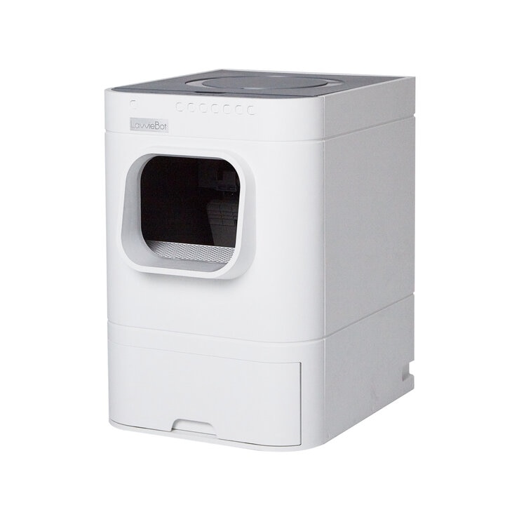 LavvieBot S 自動掃除と自動砂補充のネコ用トイレ