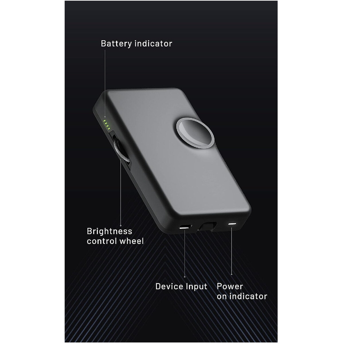 TCL スマートグラス NXTWEAR S用 Lightning端子用アダプタ兼バッテリー