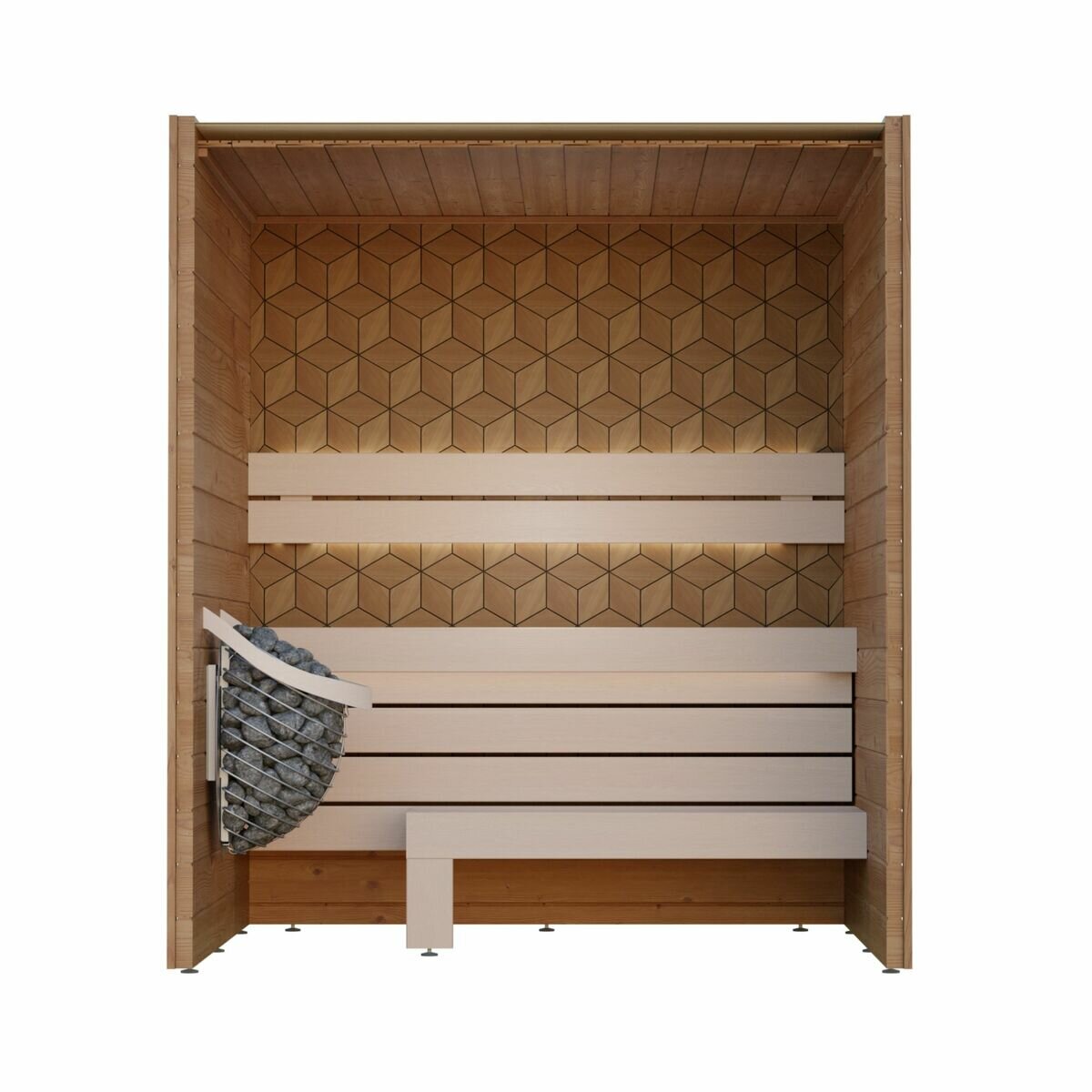 Saunature インドアサウナキャビン Como 3-180