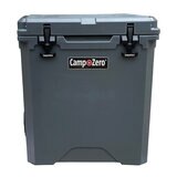 キャンプゼロ 50L ロトモールドクーラーボックス キャスター付き グレー