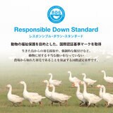 羽毛合い掛け布団 ナチュラルダックダウン93％ クイーン