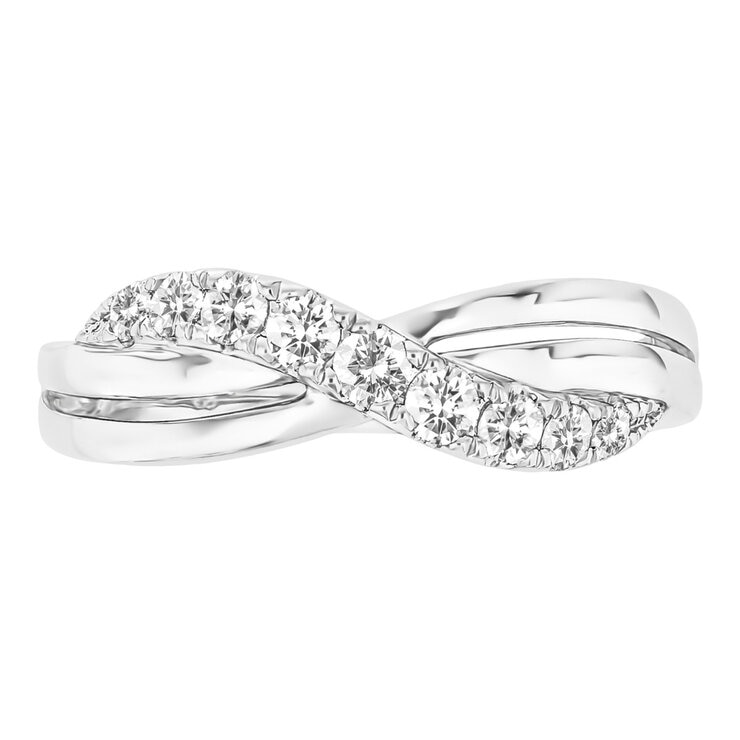 18K ホワイトゴールド 0.33カラット ダイヤモンドリング 18K ホワイトゴールド 0.33カラット ダイヤモンドリング
